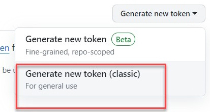 Generate new token